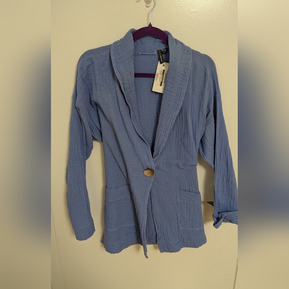 Brand New with Tags Shannon Passero Marie Cardigan - Blue - S/M